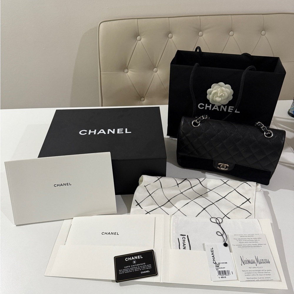Chanel Black Quilted Leather Bag